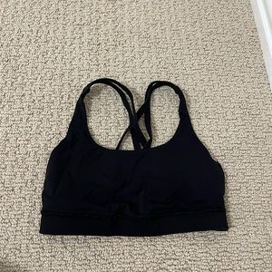 Lululemon energy bra black size 4